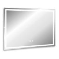 Зеркало ABBER See AG6104SP с подсветкой, сенсорный выключатель, диммер, датчик присутствия - Gidratop.ru изображение
