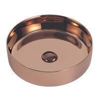 Раковина накладная ABBER Bequem AC2109RG розовое золото - Gidratop.ru изображение