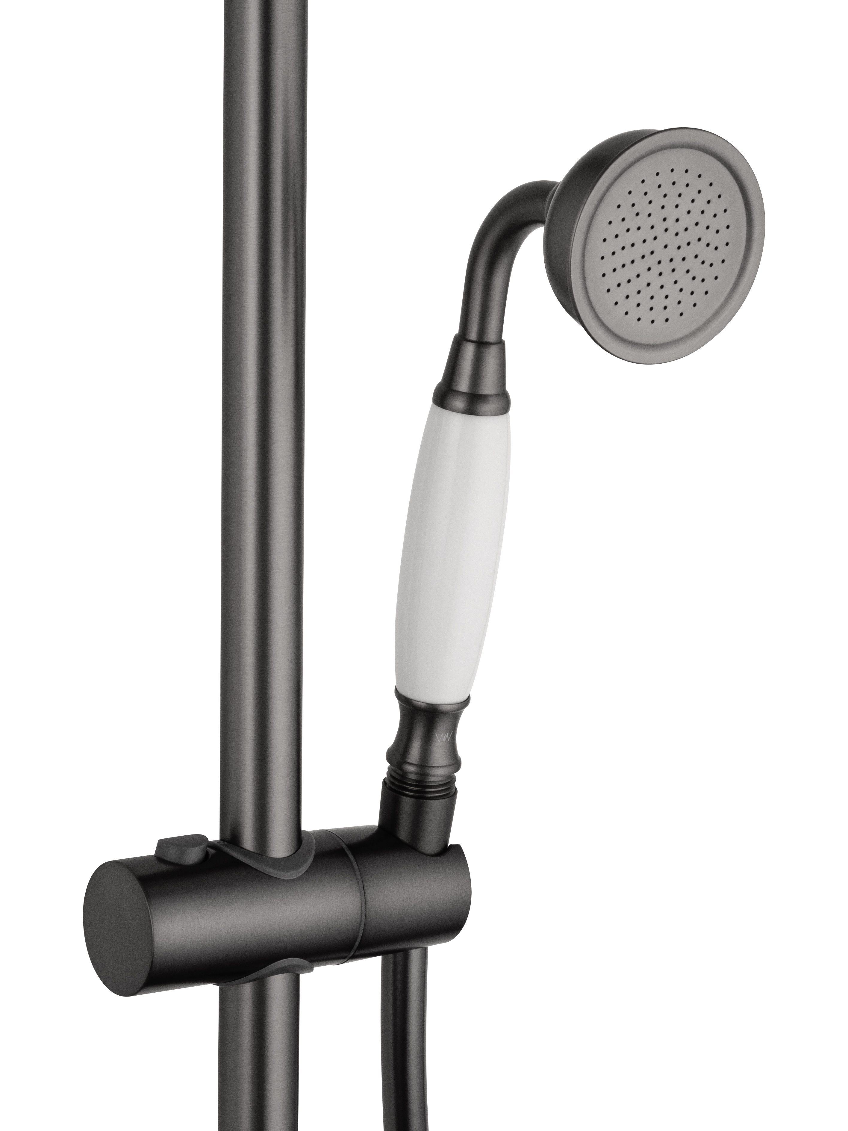 Душевая система с термостатом WONZON & WOGHAND RETRO, Темный графит (WW-B3041-BGG) - Gidratop.ru изображение