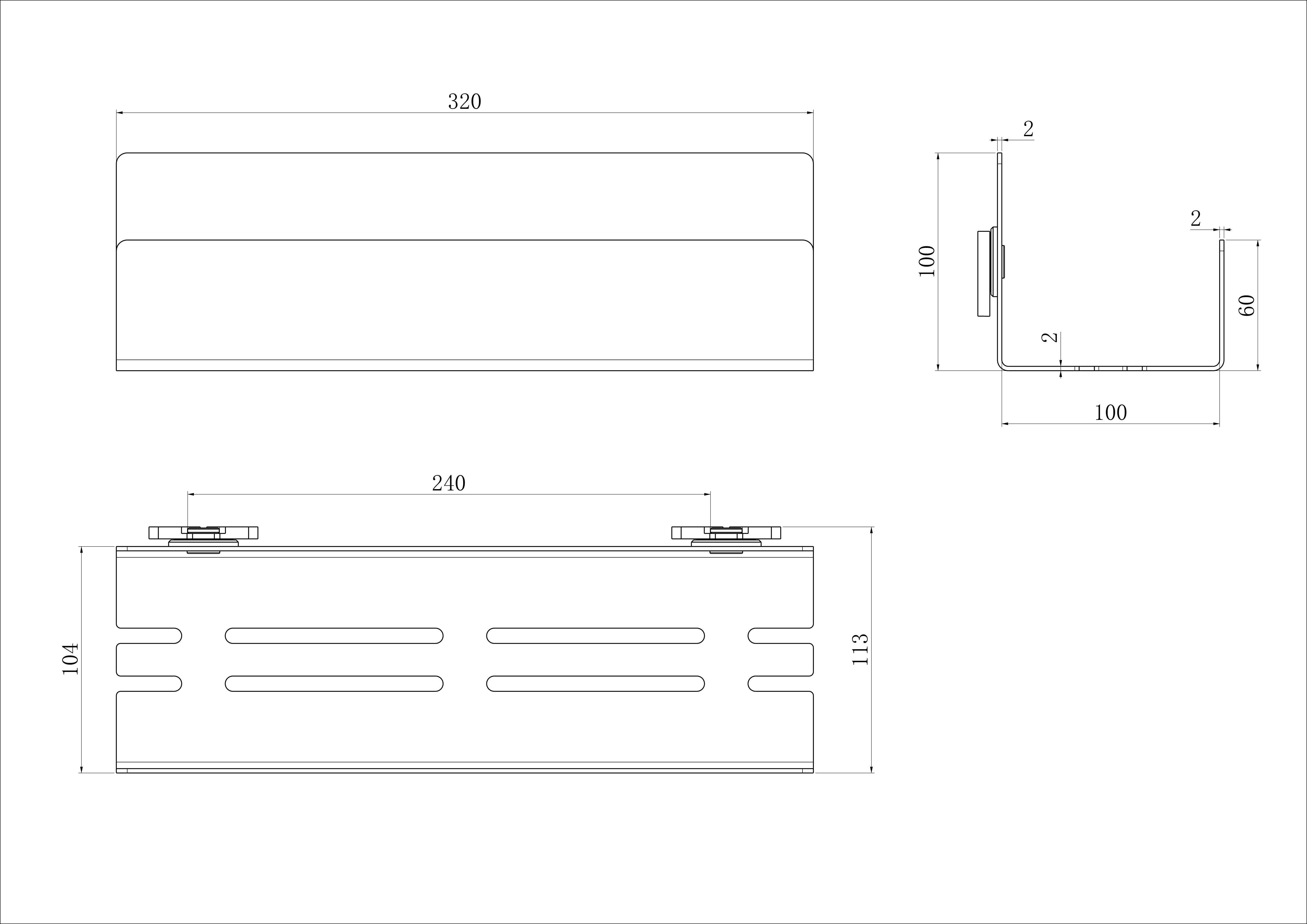 Полка для ванной WONZON & WOGHAND, Брашированное золото (WW-6131-BG) - Gidratop.ru изображение