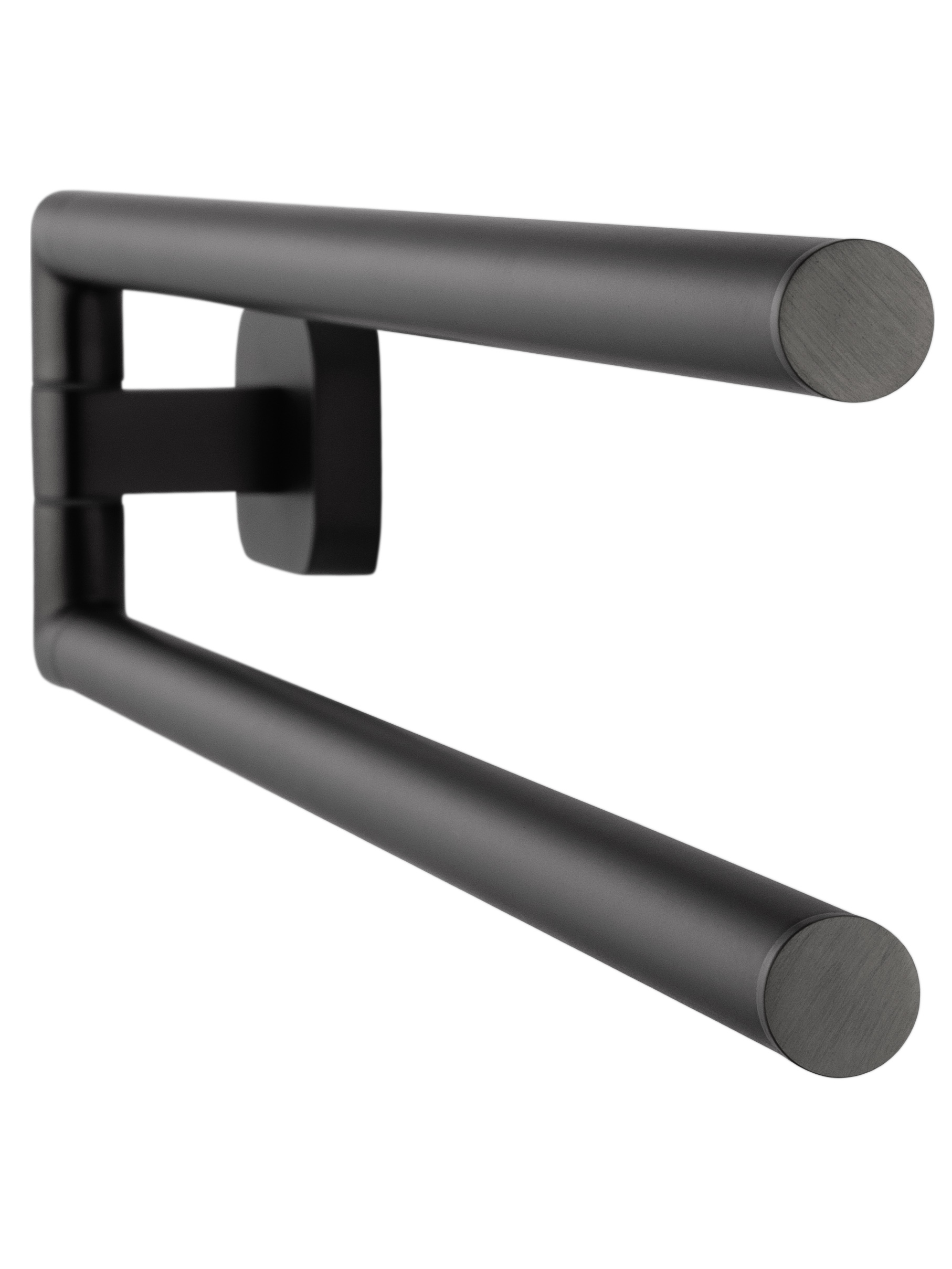 Полотенцедержатель поворотный WONZON & WOGHAND GRAFFITY, Темный графит (WW-9331) - Gidratop.ru изображение