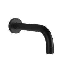 Gessi Emporio Via tortona настенный излив для ванны длинный, комбинируемый с удаленным управлением, цвет: Black XL - Gidratop.ru изображение