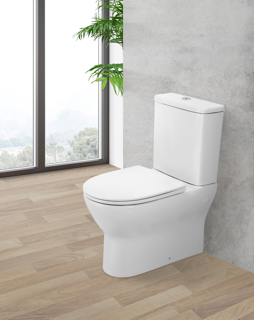 Унитаз-компакт безободковый BelBagno ENERGIA BB8134CPR/SC - Gidratop.ru изображение