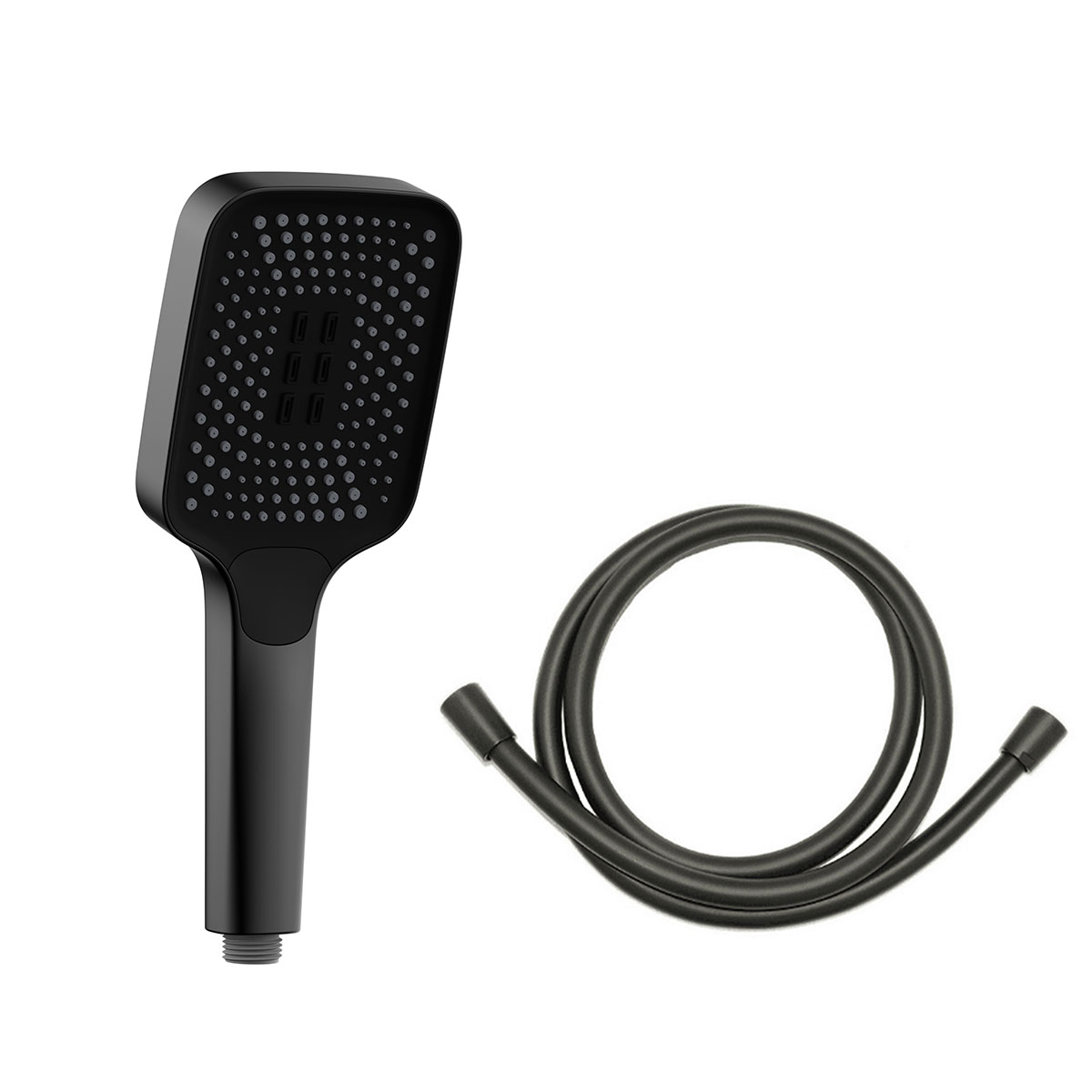 Душевой комплект VSFW-432T1MB встраиваемый, термостатический, 3 режима, черный - Gidratop.ru изображение