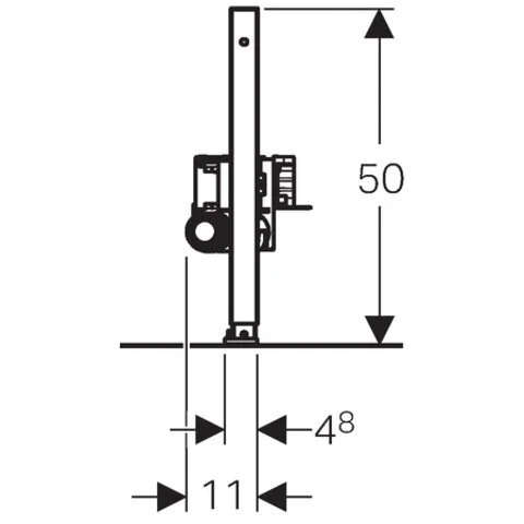 Инсталляция Geberit Duofix 111.593.00.1 для душевого трапа - Gidratop.ru изображение