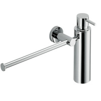 Colombo Plus Полотенцедержатель с дозатором жидкого мыла, цвет: хром - Gidratop.ru изображение