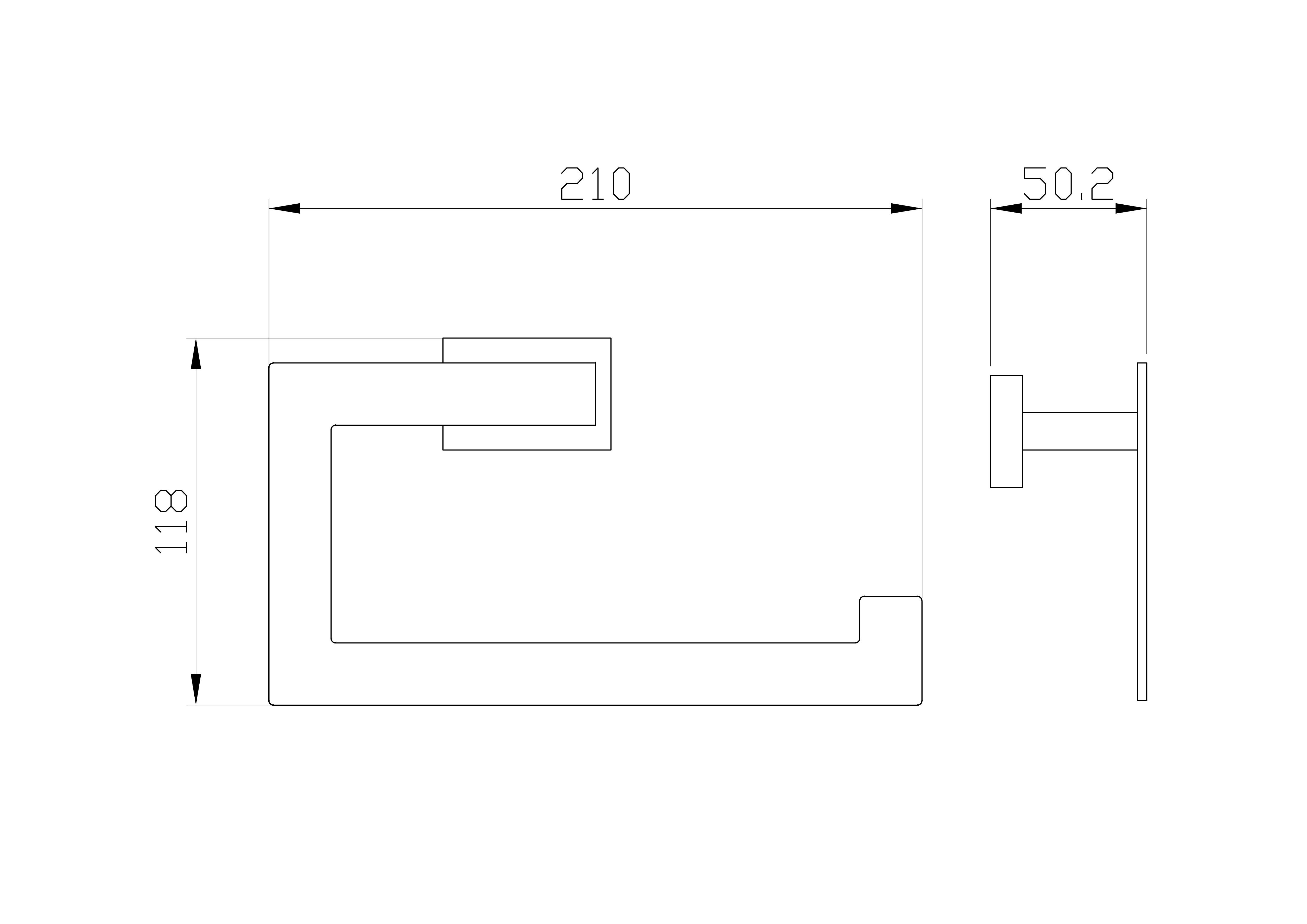 Кольцо для полотенец WONZON & WOGHAND FLAT, Хром (WW-9713) - Gidratop.ru изображение