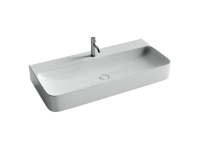 Умывальник AURA с 1 отверстием для смесителя, без перелива 1000x470x135мм