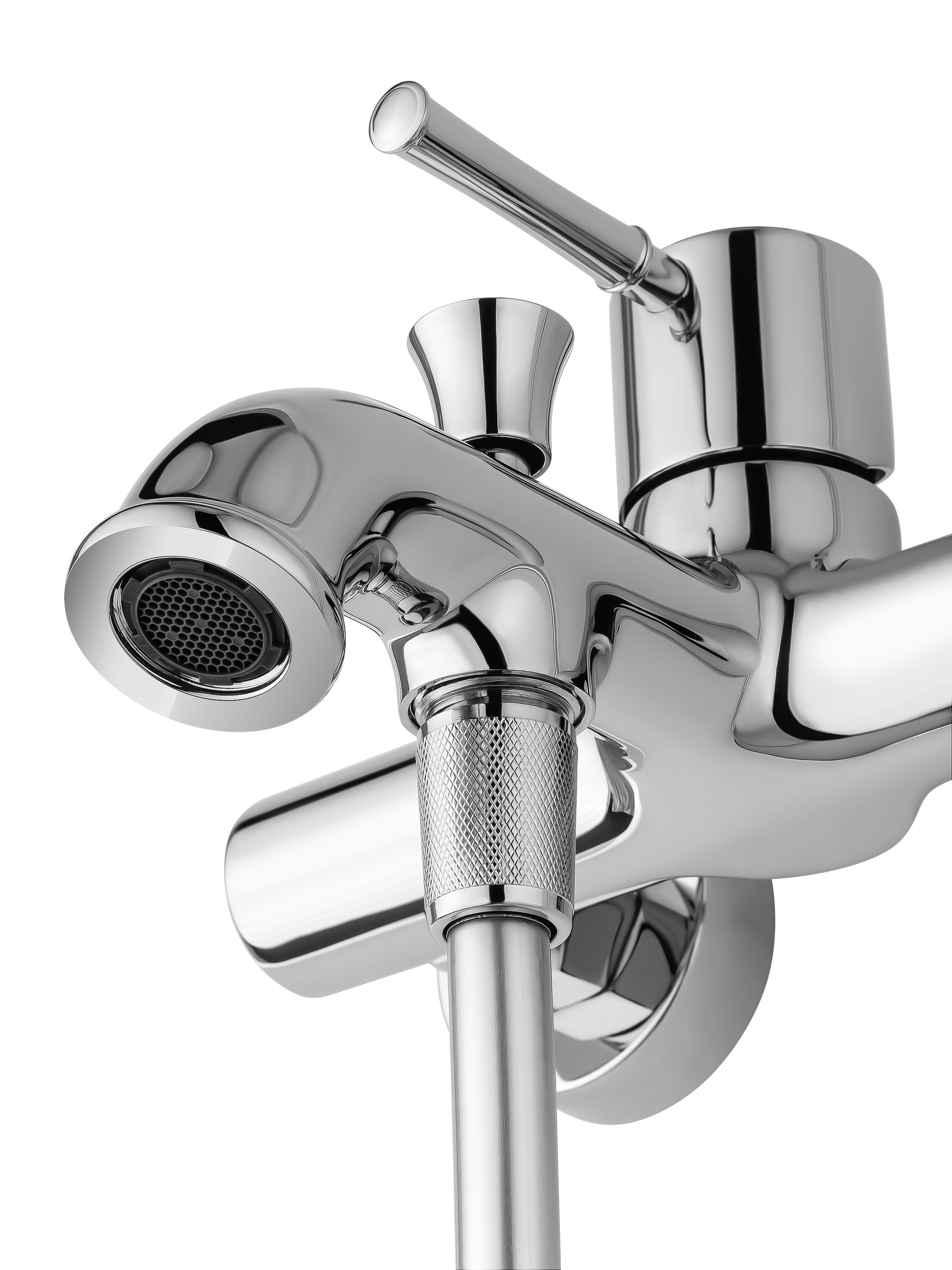 Смеситель для ванны с душем WONZON & WOGHAND TOR, Хром (WW-88037073-CR) - Gidratop.ru изображение