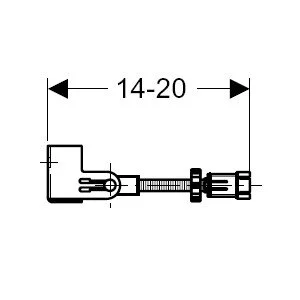 Комплект крепления для инсталляций Geberit Duofix 111.835.00.1 угловой к стене - Gidratop.ru изображение
