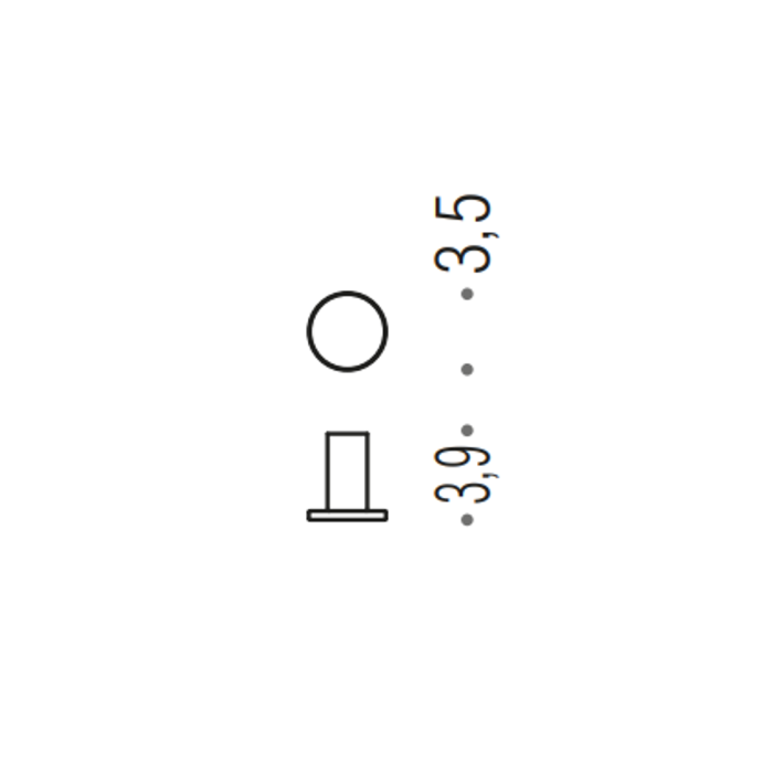 Colombo Mini Крючок, цвет: хром - Gidratop.ru изображение