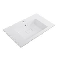 раковина из искусственного мрамора, 800x480x142, CZR-800/480-LV-MR-PRS - Gidratop.ru изображение