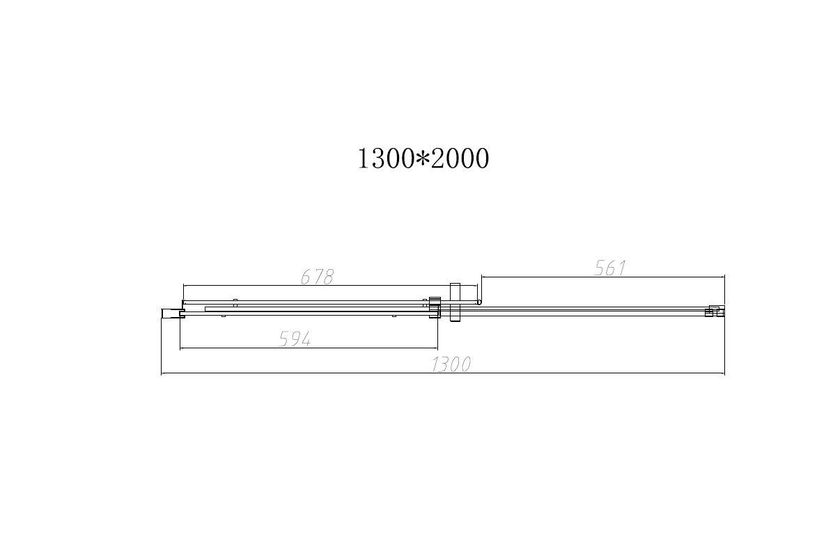 Душевая дверь Dice VDS-4D130CLGM, 1300, вороненая сталь, стекло прозрачное - Gidratop.ru изображение
