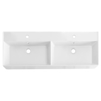 CEZARES раковина керамическая двойная 1200x465, CZR-MIL-120-2-LVB