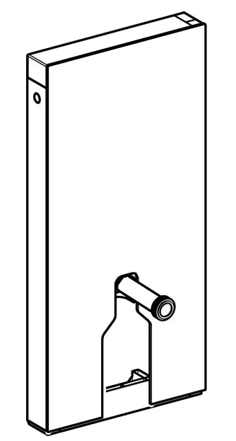 Сантехнический модуль Geberit Monolith Premium 131.001.SK.1 для напольного унитаза, мятно-зеленый - Gidratop.ru изображение