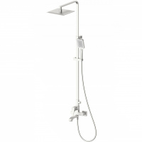 Душевая система WONZON & WOGHAND FLEX, Брашированный никель (WW-88047072-BN) - Gidratop.ru изображение