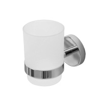 RELAX-TUMS-01 Стакан подвесной, стекло, исполнение хром - Gidratop.ru изображение