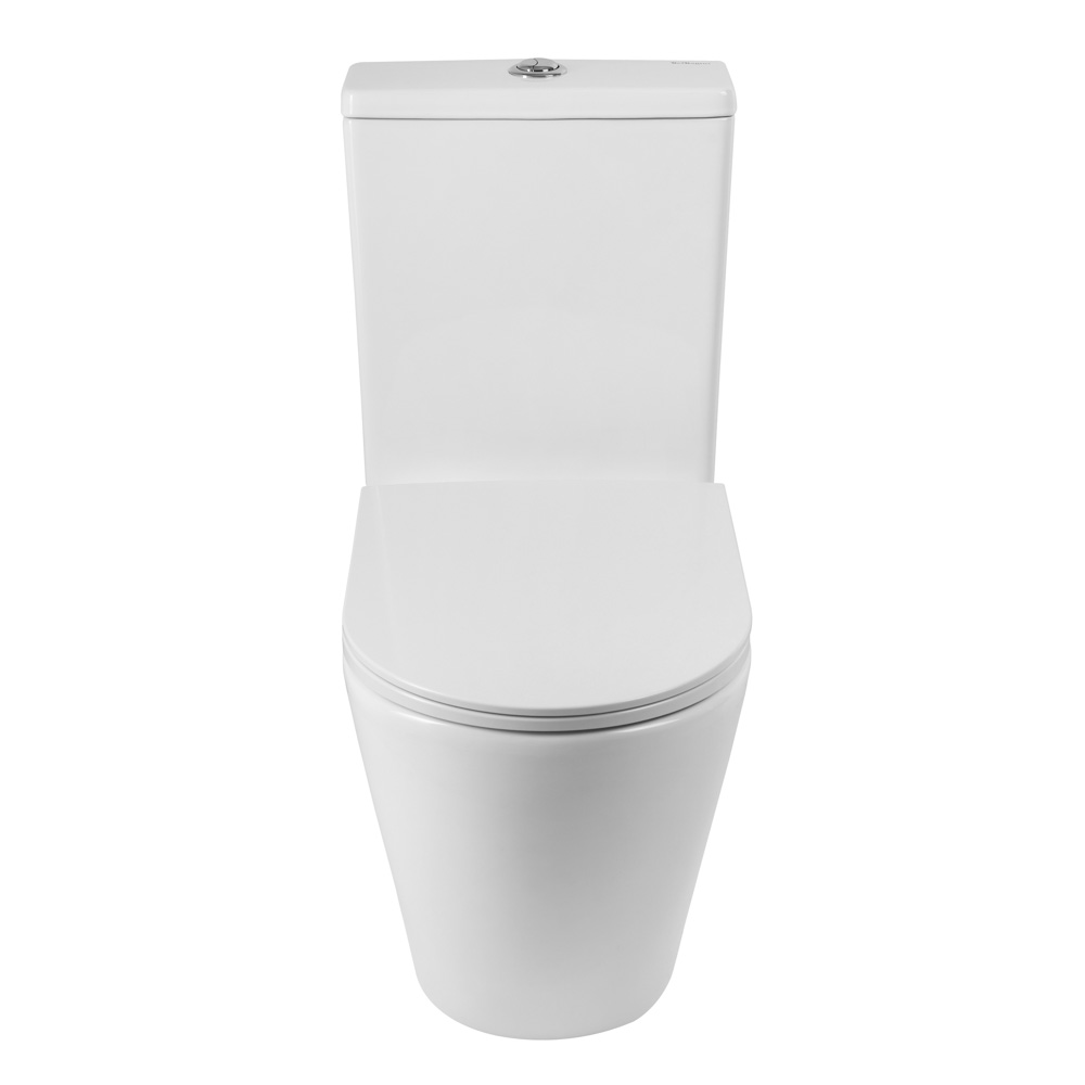 Унитаз-компакт безободковый BelBagno SFERA-R BB2141CPR/BB902SC - Gidratop.ru изображение