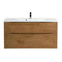 MARINO-H60 База под раковину подвесная с двумя выкатными ящиками, Rovere Nature, 1200x450x600, MARINO-H60-1200-2C-SO-RN-P - Gidratop.ru изображение