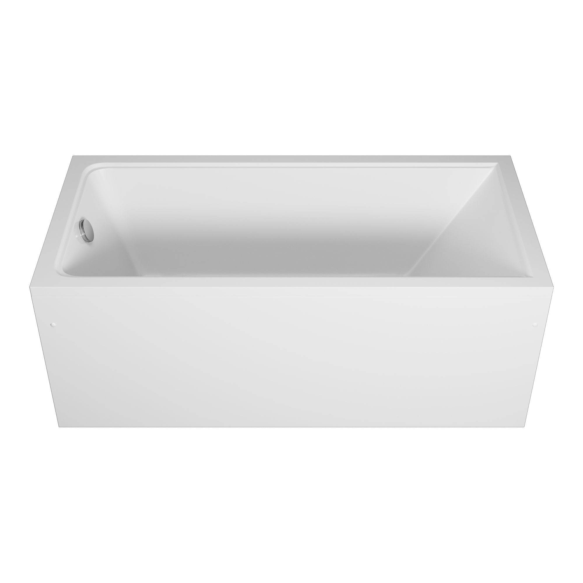 Ванна акриловая Vincea VBT-2G150-LG с ножками 1500*700*470, пристенная, цвет белый - Gidratop.ru изображение
