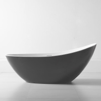 Акриловая ванна ABBER AB9233G серая