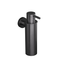 Colombo Plus Дозатор для жидкого мыла, подвесной, металлический, цвет: граффит матовый - Gidratop.ru изображение