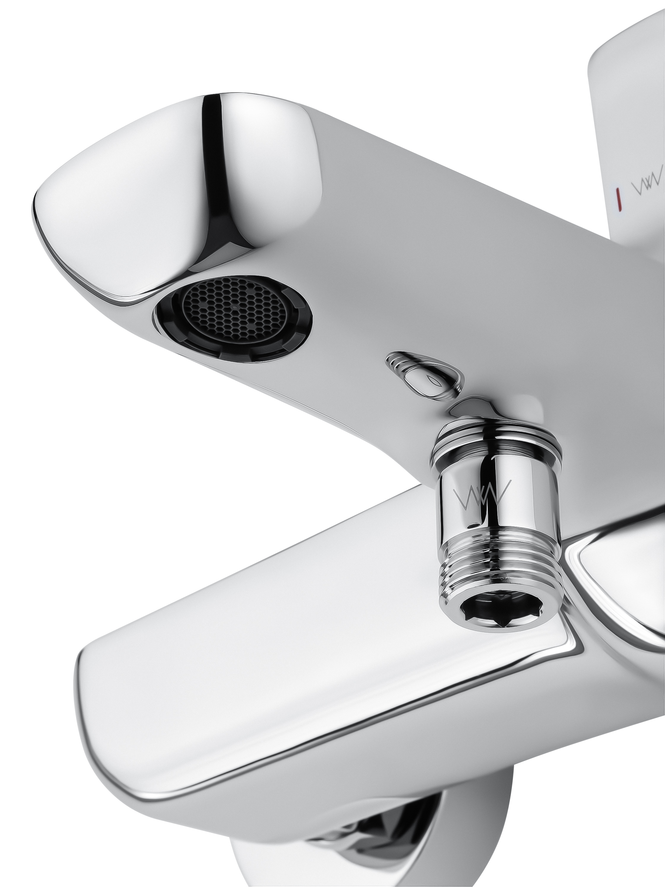 Смеситель для ванны WONZON & WOGHAND SHARK, Хром (WW-48B3101-CR) - Gidratop.ru изображение