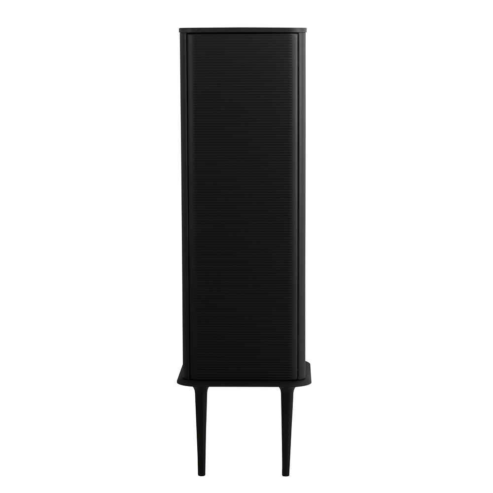 IDRA Колонна подвесная с дверью, реверсивная 55819 Nero opaco, 47,5x37x123 - Gidratop.ru изображение