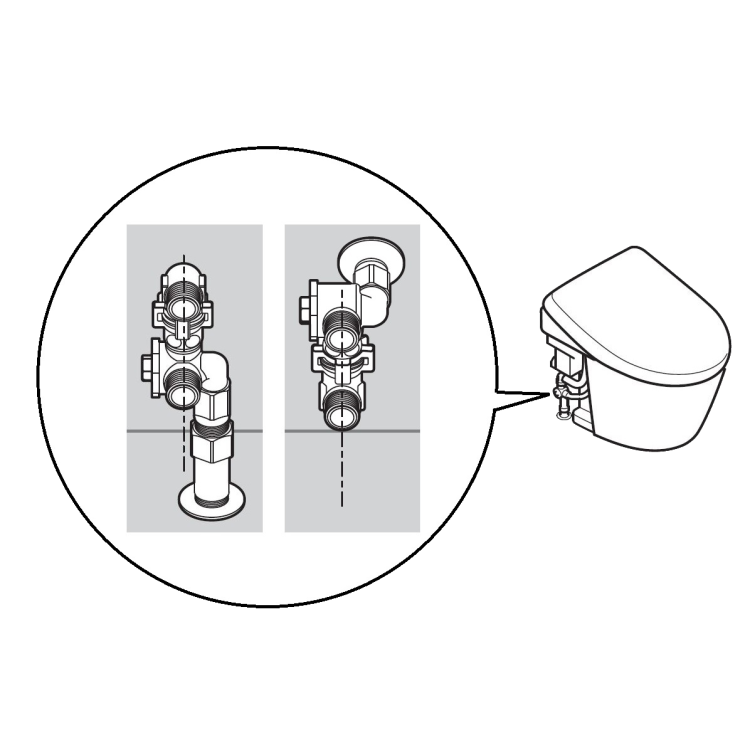 Запорный клапан для унитазов CS989PVR#NW1, CS989VR#NW1 - Gidratop.ru изображение
