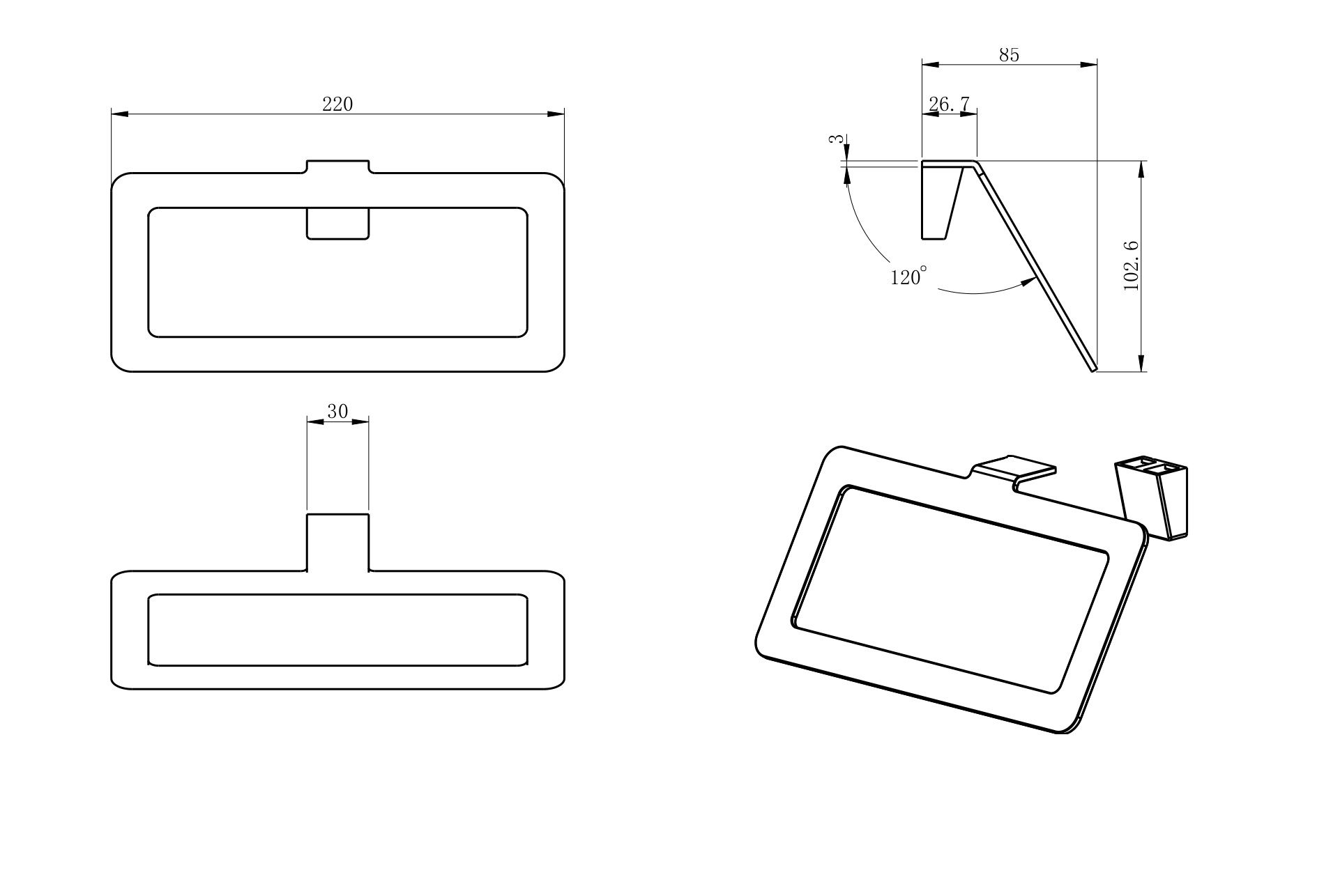 Кольцо для полотенец WONZON & WOGHAND ECLIPSE, Брашированное золото (WW-V2201-BG) - Gidratop.ru изображение