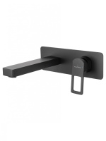 Смеситель для раковины встраиваемый WONZON & WOGHAND FRAME, Черный матовый (WW-88869010-MB) - Gidratop.ru изображение