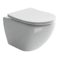 Подвесной унитаз Metropol Rimless белый