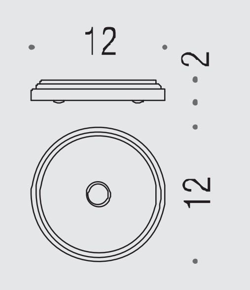 Colombo Hermitag Мыльница настольная, цвет: PVD золото - Gidratop.ru изображение