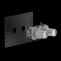 GESSI встраиваемая часть для термостатического смесителя для душа, цвет Steel brushed - Gidratop.ru изображение