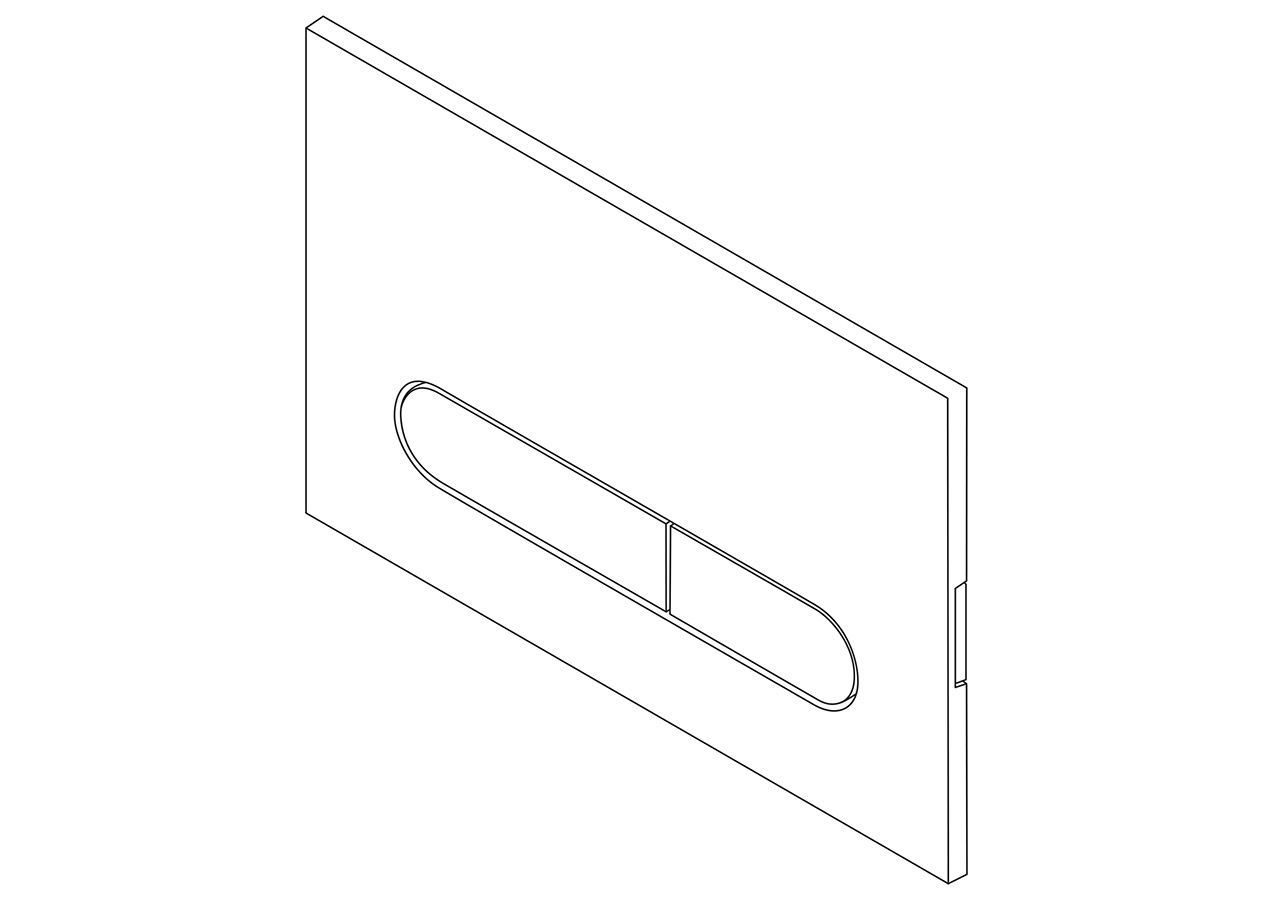 Кнопка смыва PROSPERO, цвет-брашированное золото, CZR/BB-PR-BORO - Gidratop.ru изображение