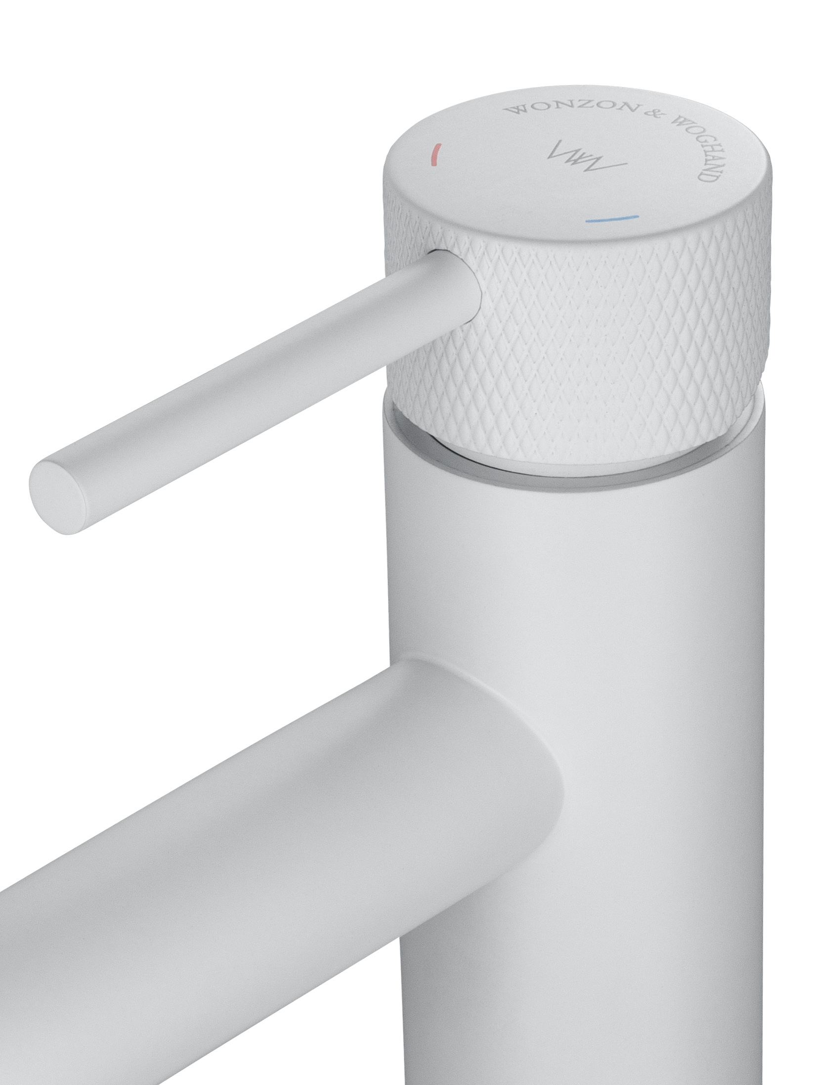Смеситель для раковины WONZON & WOGHAND, Белый матовый (WW-H1061-MW) - Gidratop.ru изображение