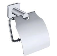 Держатель для туалетной бумаги с крышкой WONZON & WOGHAND, Хром (WW-V1802-CR) - Gidratop.ru изображение