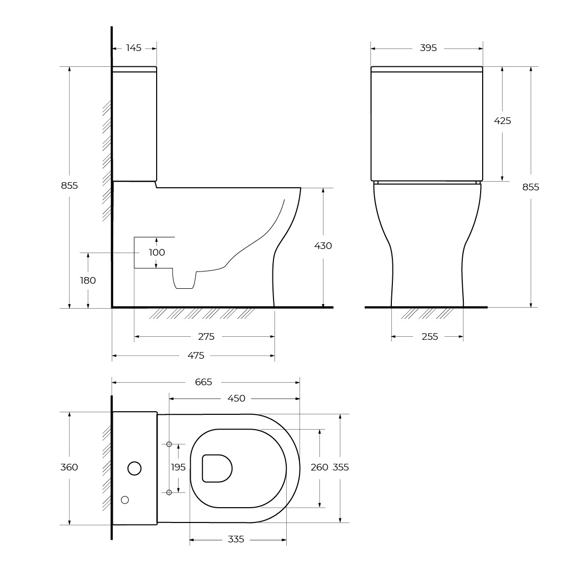 Унитаз-компакт безободковый BelBagno SFERA-TOR BB2141CP-TOR/SC/BB2141T - Gidratop.ru изображение