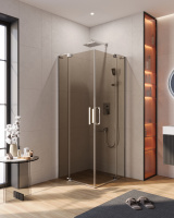 Душевой уголок CEZARES SLIDER-A-2-70/80-BR-Cr - Gidratop.ru изображение