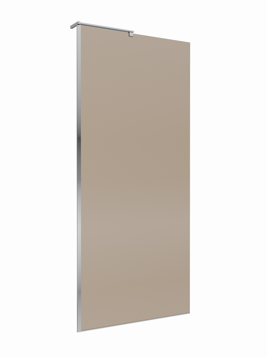 Душевая перегородка BelBagno UNO-L-1-TB-90-BR-Cr - Gidratop.ru изображение
