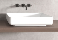 Раковина накладная ABBER Stein AS2629 белая матовая - Gidratop.ru изображение