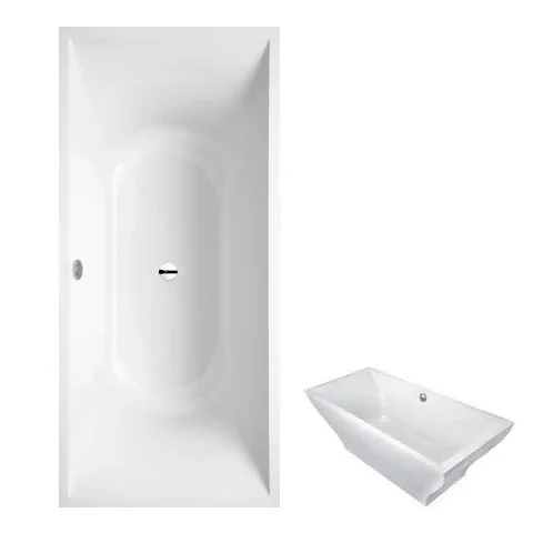 Ванна квариловая Villeroy&Boch La Belle UBQ180LAB2V-01, 180 x 80 см, alpin - Gidratop.ru изображение