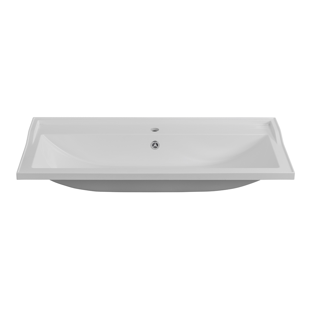 раковина из искусственного мрамора, 1000x450x179, CZR-1000/450-LV-MR-FS - Gidratop.ru изображение