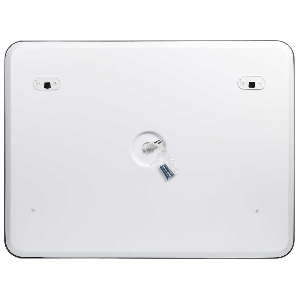 Зеркало LED VLM-3VC800-2 800х600 c сенсорным выключателем и диммером, антизапотевание - Gidratop.ru изображение