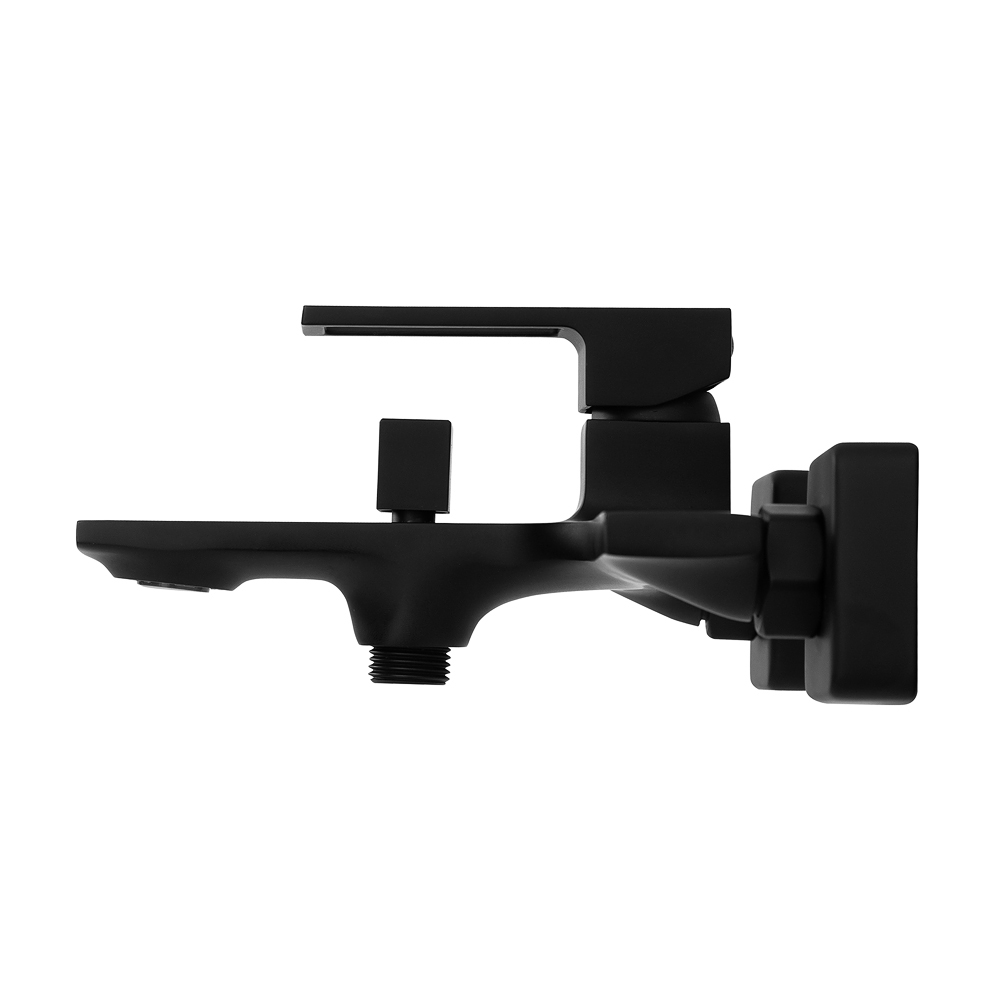 LUCE Смеситель для ванны и душа, чёрный LUC-VAS-NERO - Gidratop.ru изображение