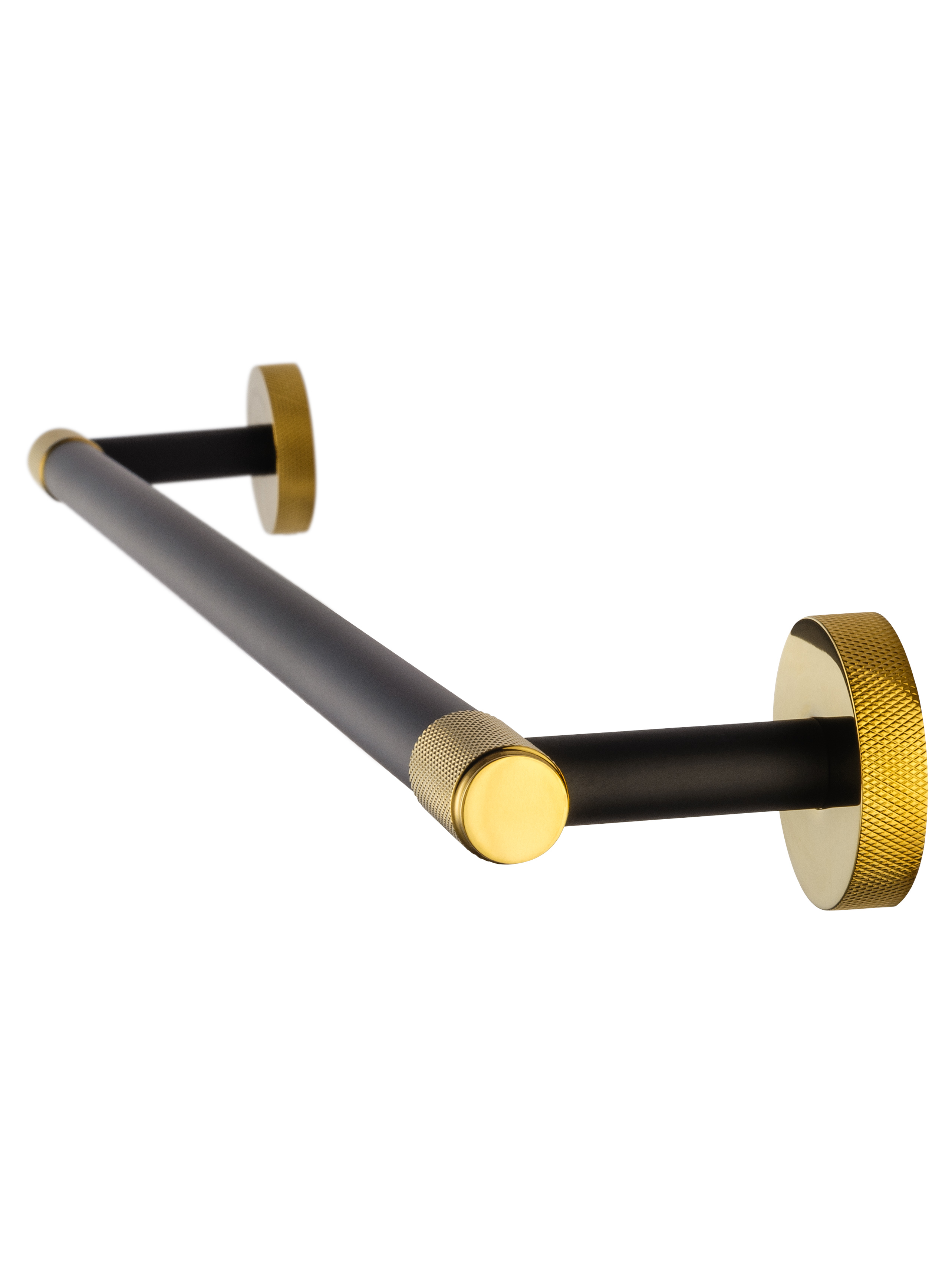 Полотенцедержатель WONZON & WOGHAND MAJESTIC, Черный/Золото (WW-9212) - Gidratop.ru изображение