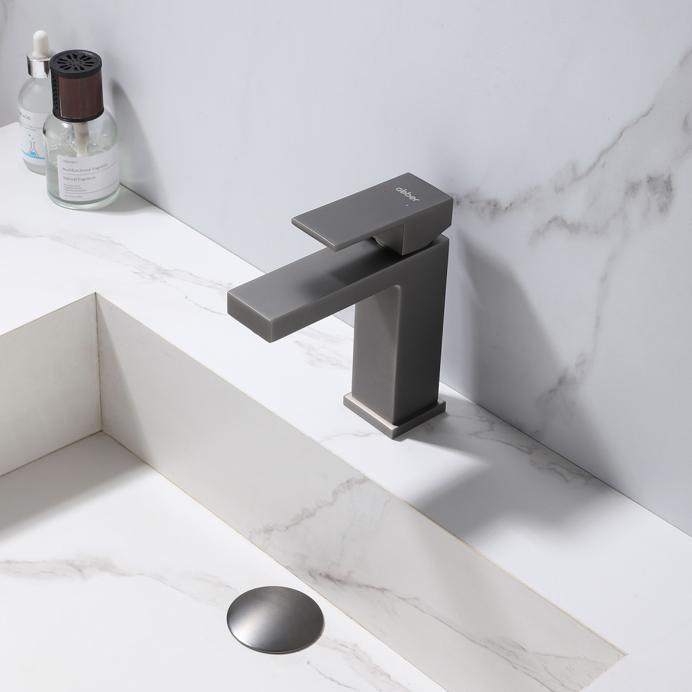 Смеситель ABBER Daheim AF8210NG для раковины, никель - Gidratop.ru изображение