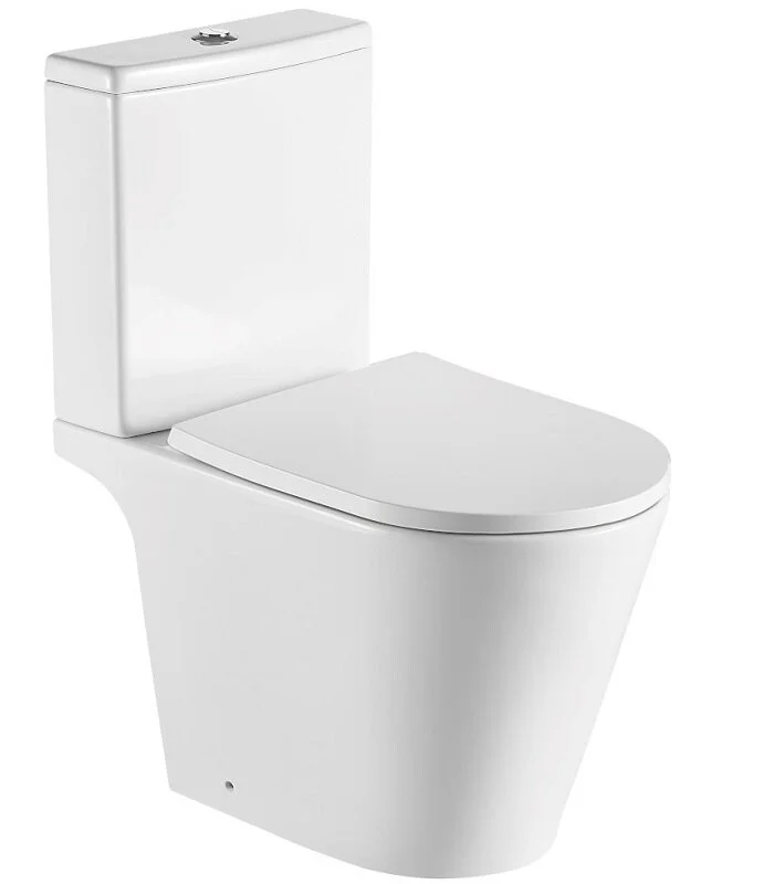 Унитаз-компакт Aquatek Бетта AQ1363B-00 с сиденьем Soft Close, белый - Gidratop.ru изображение