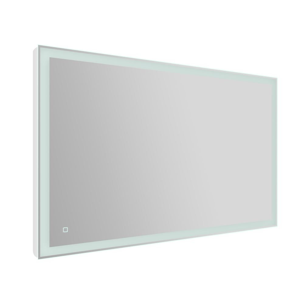 Зеркало с встроенным светильником и сенсорным выключателем SPC-GRT-1000-600-LED-TCH, 12W, 220-240V, 1000x30x600 - Gidratop.ru изображение
