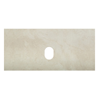 Столешница из керамогранита без отверстия под смеситель 1000x460 KEP-100-MCO-W0 Marmo Crema Opaco - Gidratop.ru изображение